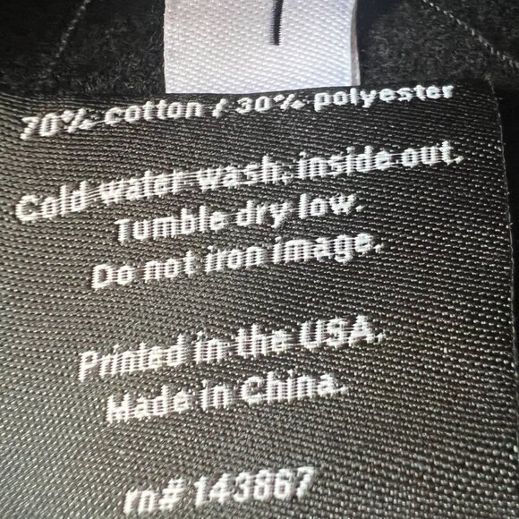 NWT Cookies Men's Fleece Hoodie Size L Black/Multi Tye Dye - Picture 6 of 6